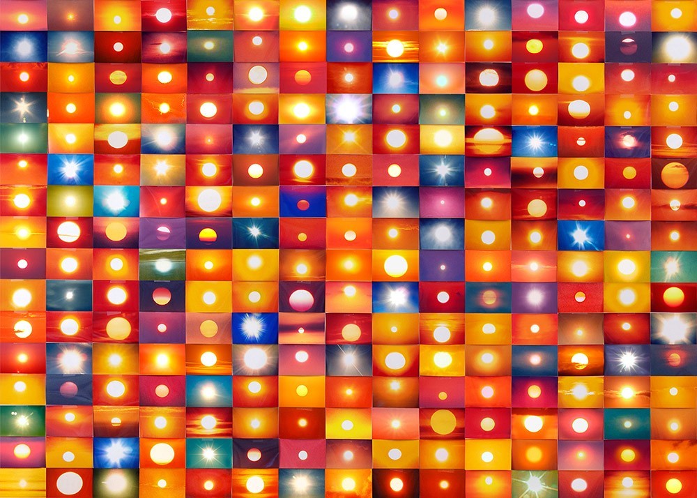 Penelope Umbrico, 541,795 Suns from Sunsets from Flickr (Partial)